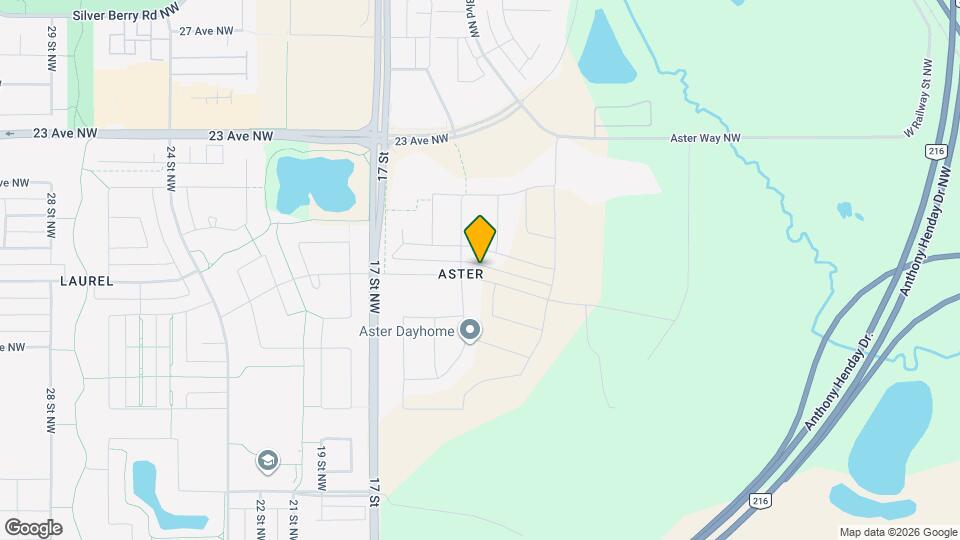 1182 Aster Blvd Map and Location Details