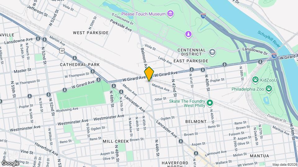 4835 Mantua Ave, Unit A Mapa y Detalles de la Ubicación