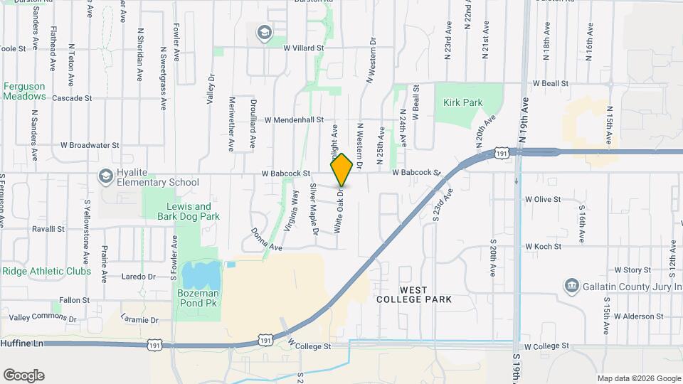 110 White Oak Dr Map and Location Details