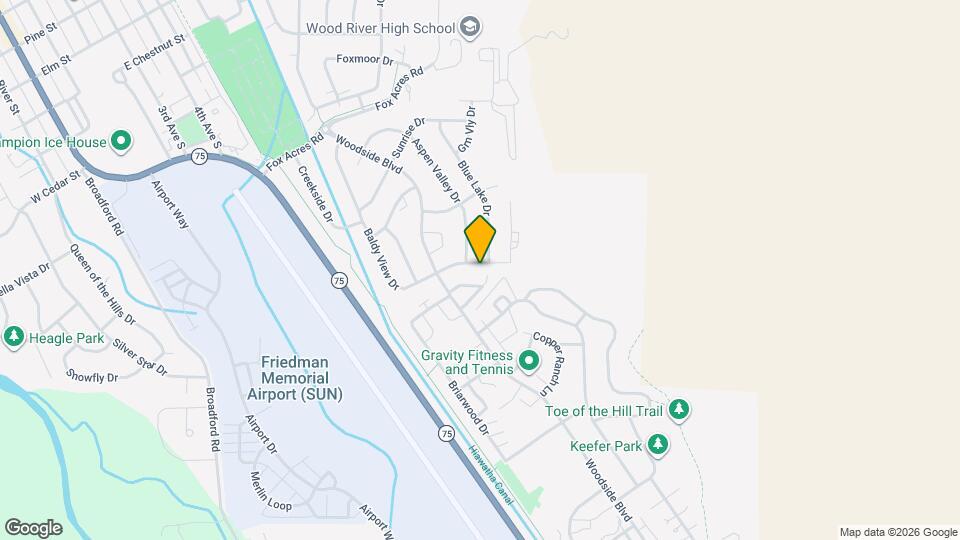 1591 Baldy View Dr Map and Location Details