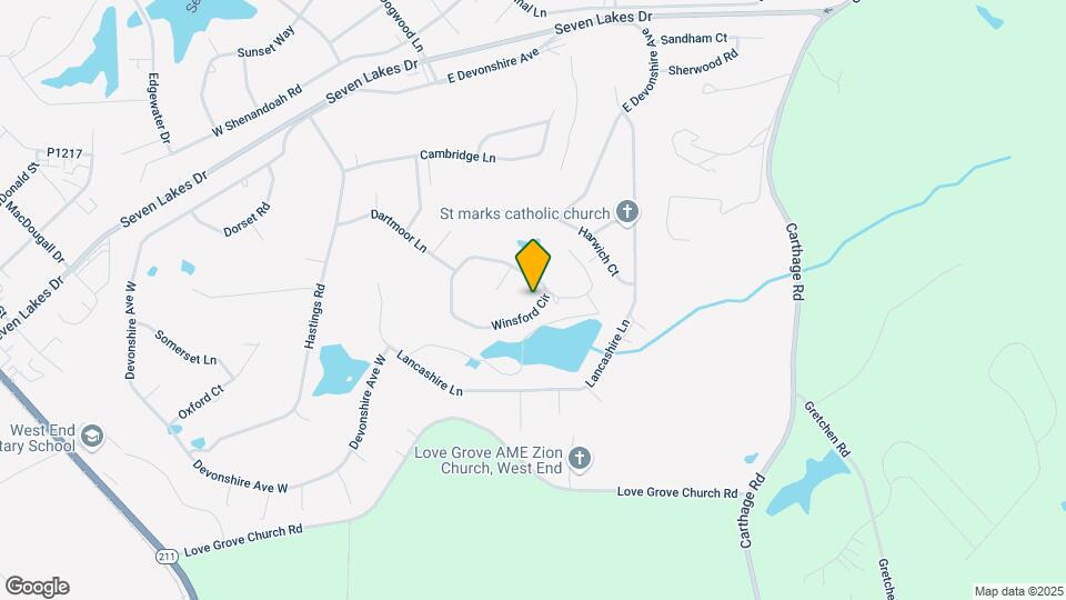 123 Winsford Cir Map and Location Details