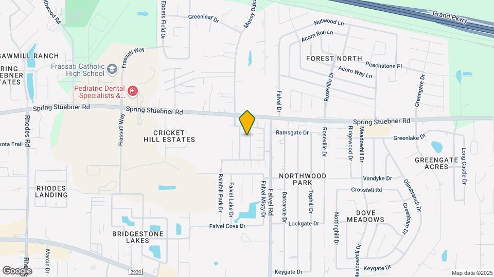 21815 Grassy Hill Ln Map and Location Details
