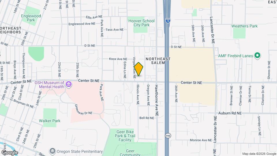 3213 Center St NE Map and Location Details