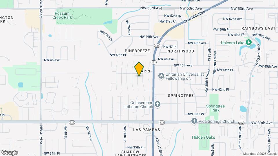 4345 NW 35th St Map and Location Details