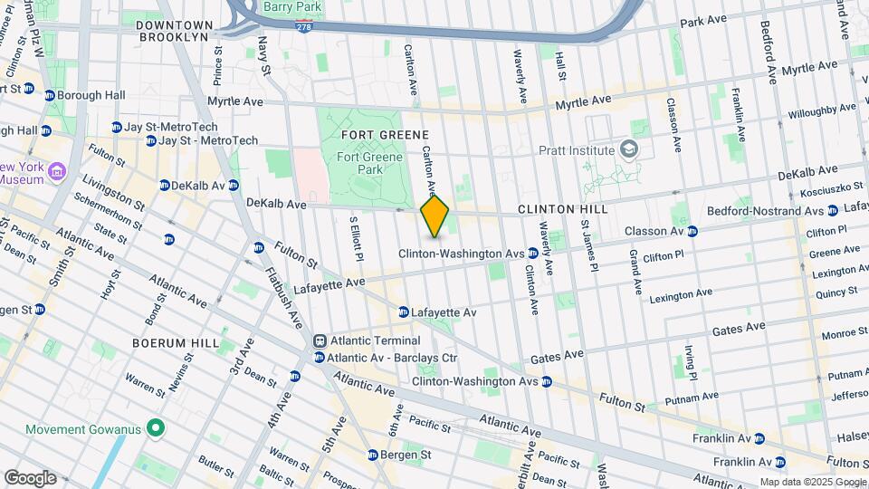 308 Carlton Ave Mapa y Detalles de la Ubicación