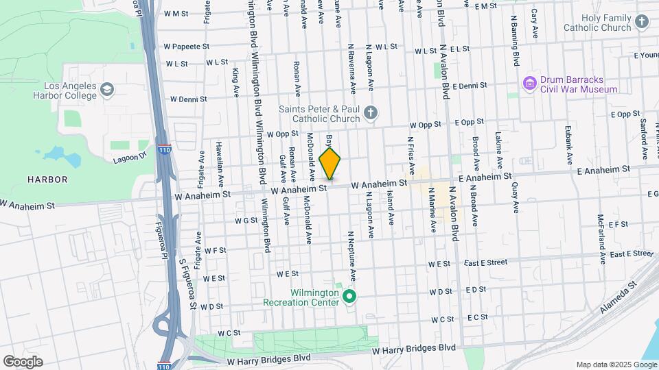 703 W Anaheim St Map and Location Details