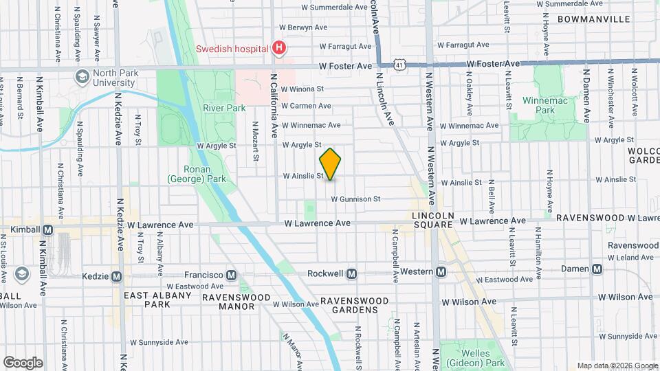 4858 N Talman Ave, Unit 1 Mapa y Detalles de la Ubicación