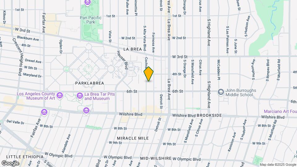 436 S Cochran Ave Map and Location Details