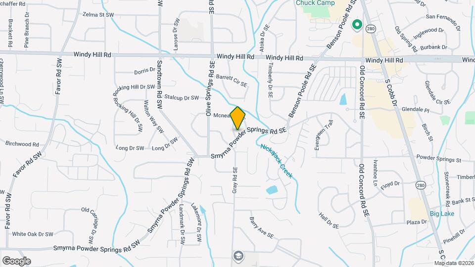 85 Smyrna Powder Springs Rd SE Map and Location Details