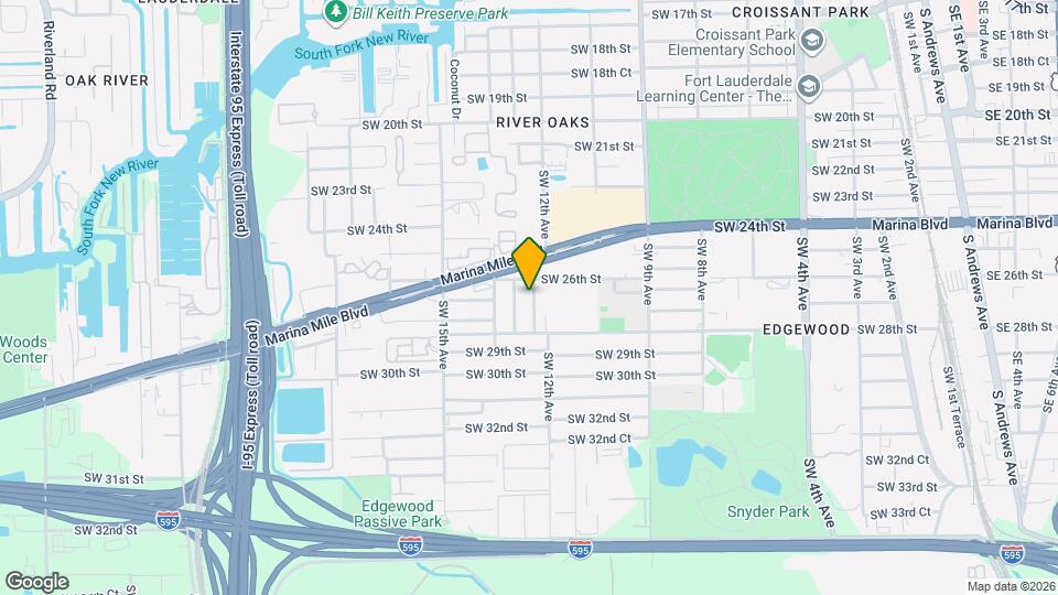 2621 SW 12th Terrace Map and Location Details