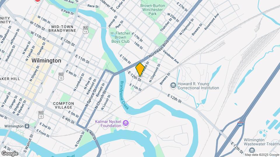 1201 N Heald St Map and Location Details