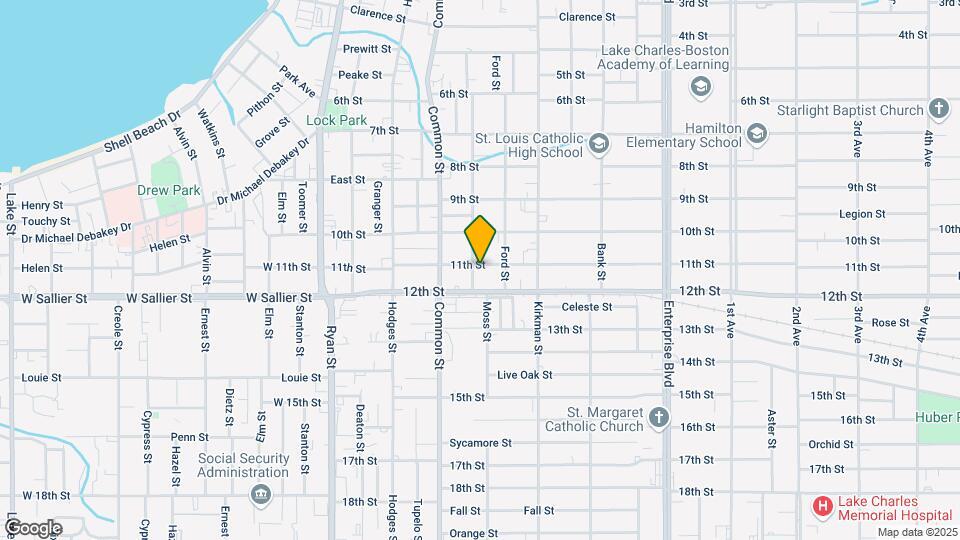 628 11th St Map and Location Details