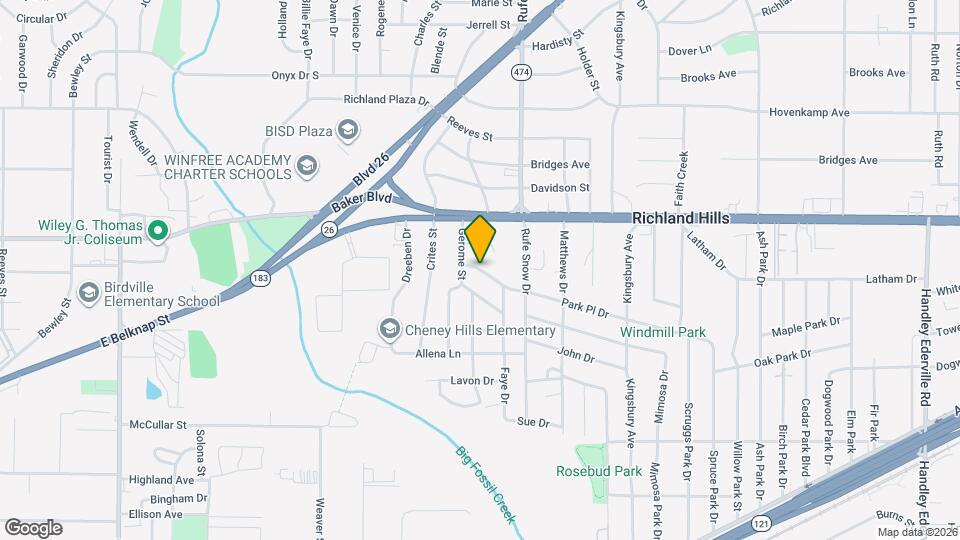 6506 Park Pl Dr Map and Location Details