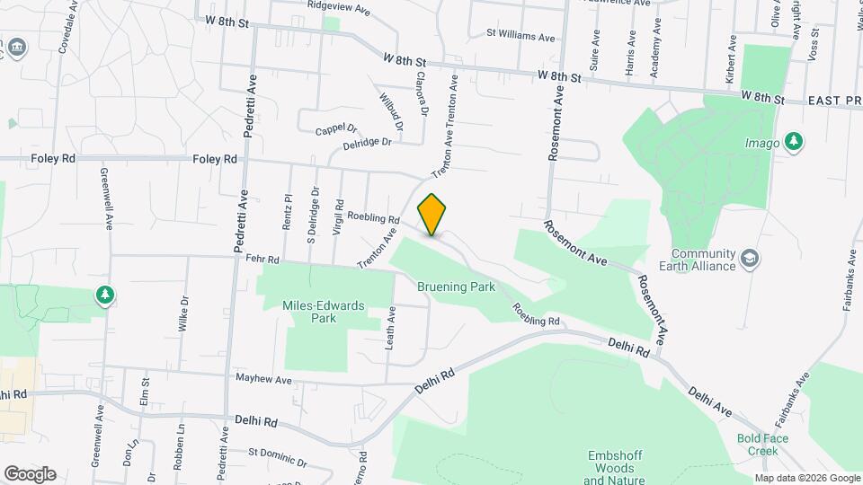 521 Roebling Rd Map and Location Details