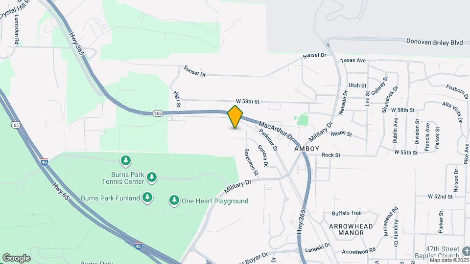 5707 Sorenson St Map and Location Details