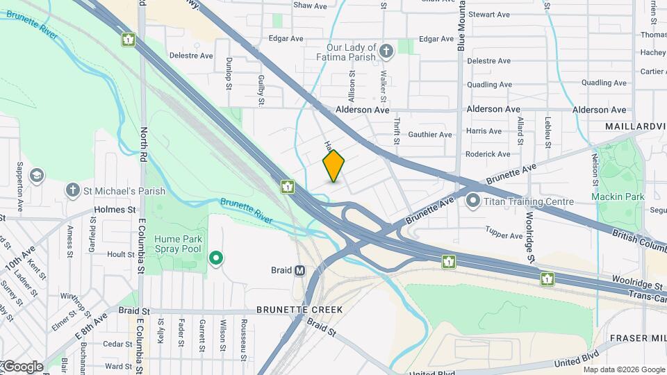 650 Roderick Ave Map and Location Details