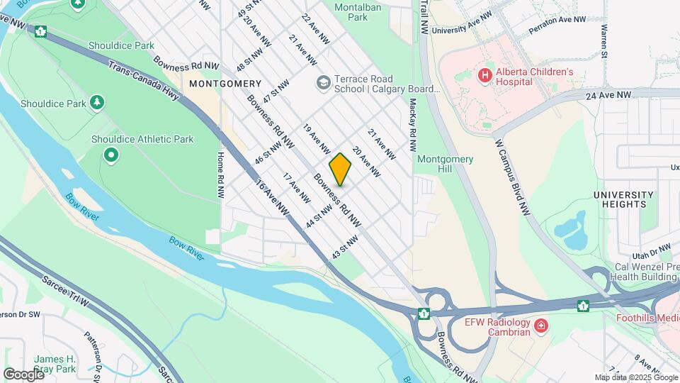 4504 Bowness Rd NW Map and Location Details