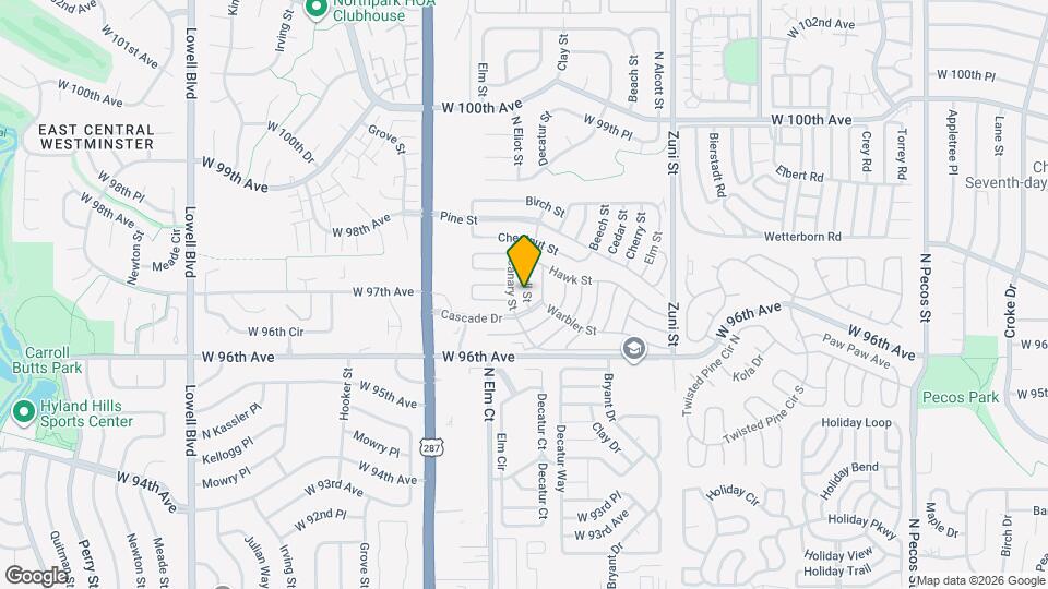 9635 Gull St Map and Location Details