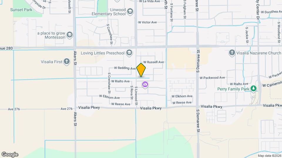 4448 W Rialto Ave Map and Location Details