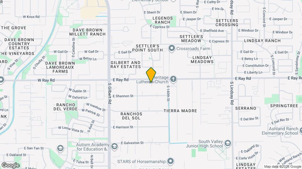 13839 E Ray Rd Map and Location Details