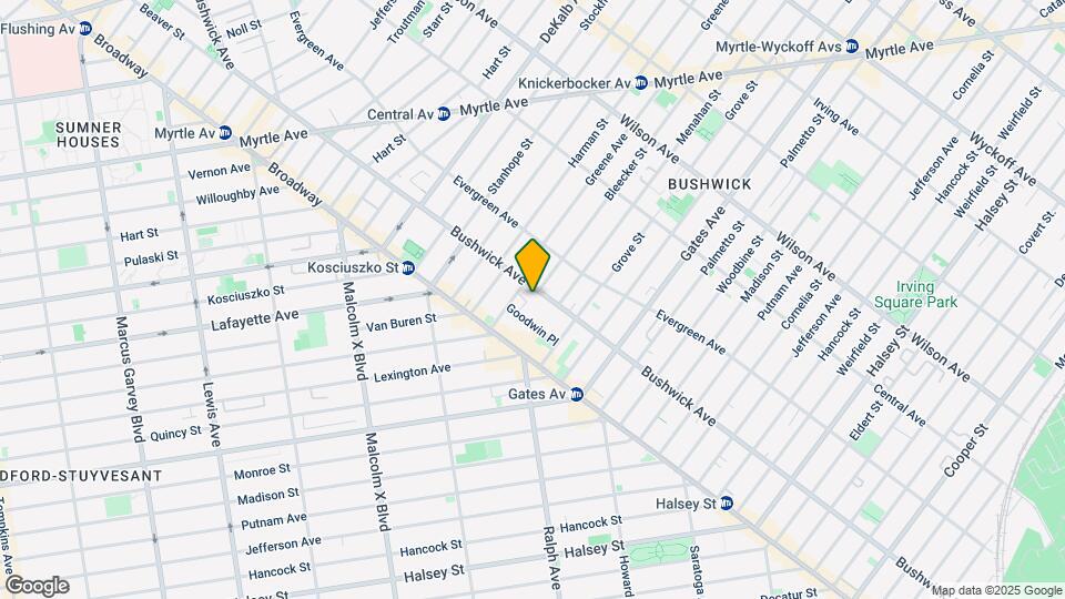 940 Bushwick Ave Mapa y Detalles de la Ubicación