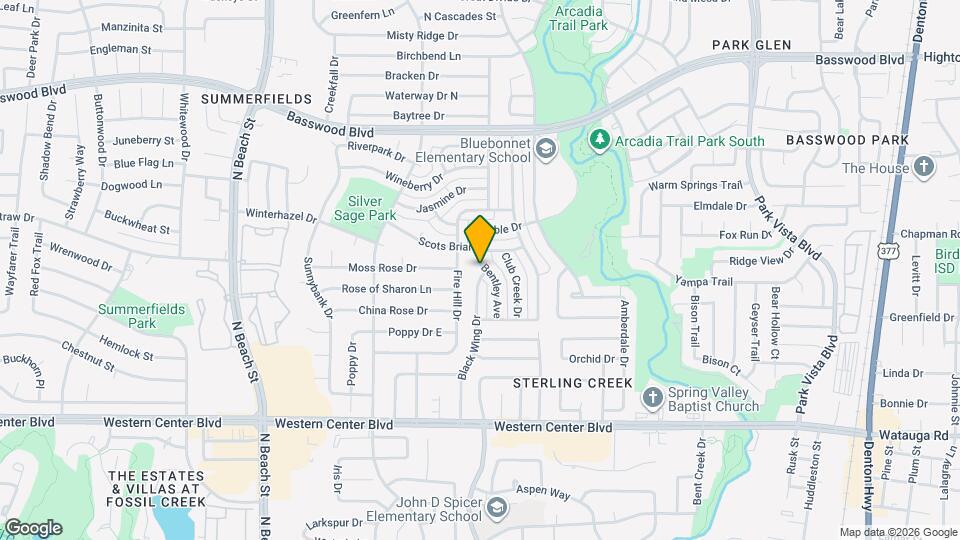 7001 Bentley Ave Map and Location Details