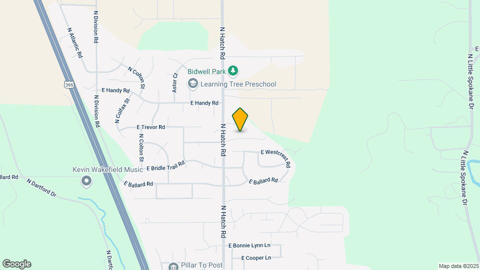 625 E Canterbury Ln Map and Location Details