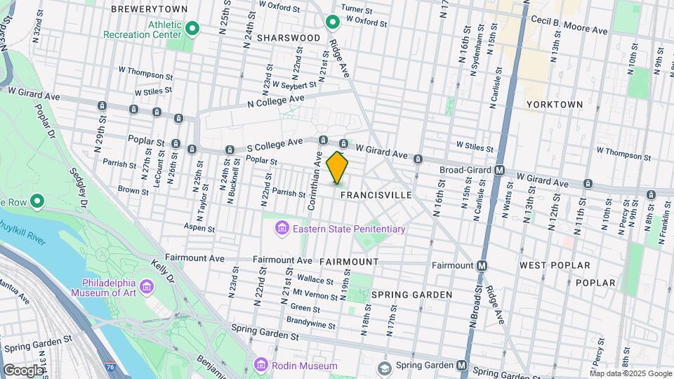 853 N 20th St Map and Location Details