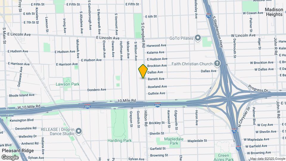 1318 S Campbell Rd Map and Location Details