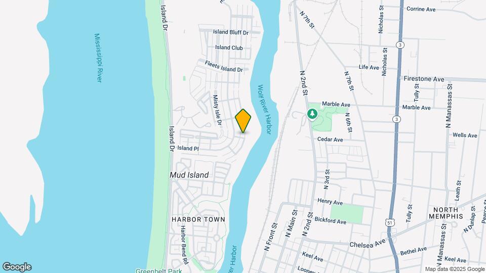 1093 River Isle Dr Map and Location Details