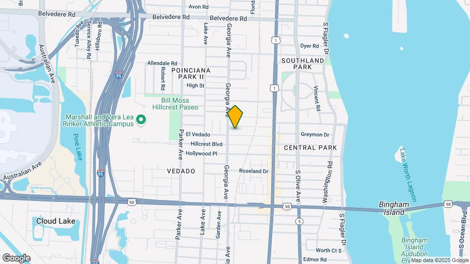 615 El Vedado Map and Location Details