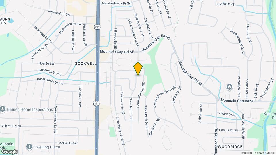 12005 Greenleaf Dr SE Map and Location Details