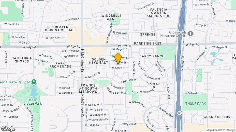 3722 W Linda Ln Map and Location Details