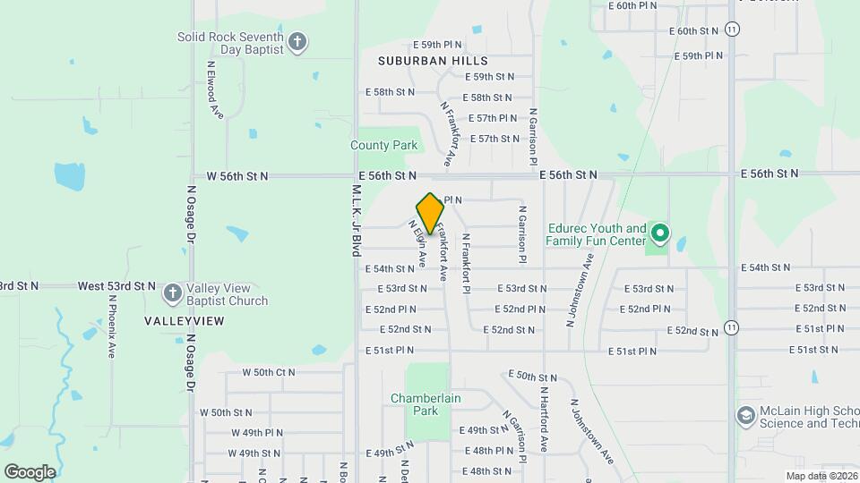 5429 N Elgin Ave Mapa y Detalles de la Ubicación