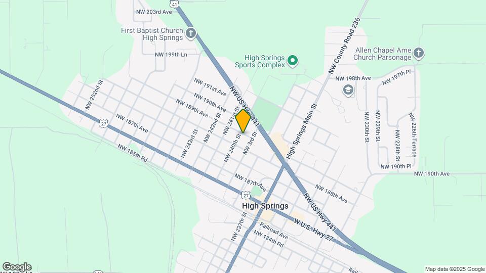 23971 NW 189th Ave Map and Location Details