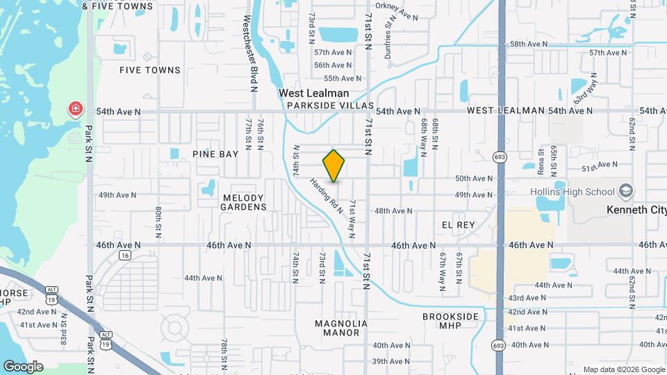 4930 72nd St N, Unit 4940 Map and Location Details