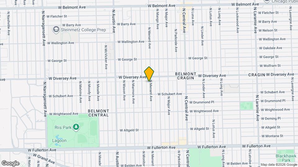 2740 N Menard Ave Mapa y Detalles de la Ubicación
