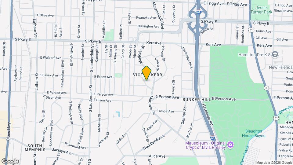 784 Cherokee Ave Map and Location Details