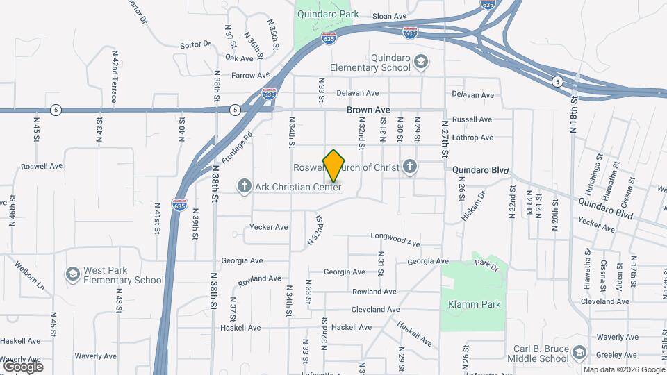 3238 Webster Ave Map and Location Details