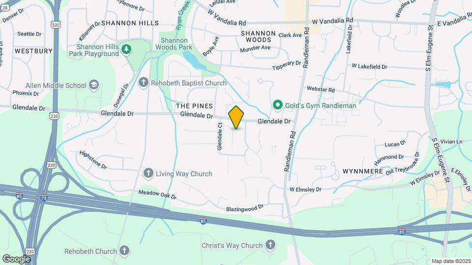 15 Glendale Oaks Ct Map and Location Details