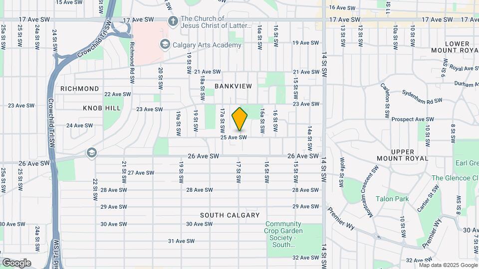2519-2517 17 St SW Map and Location Details