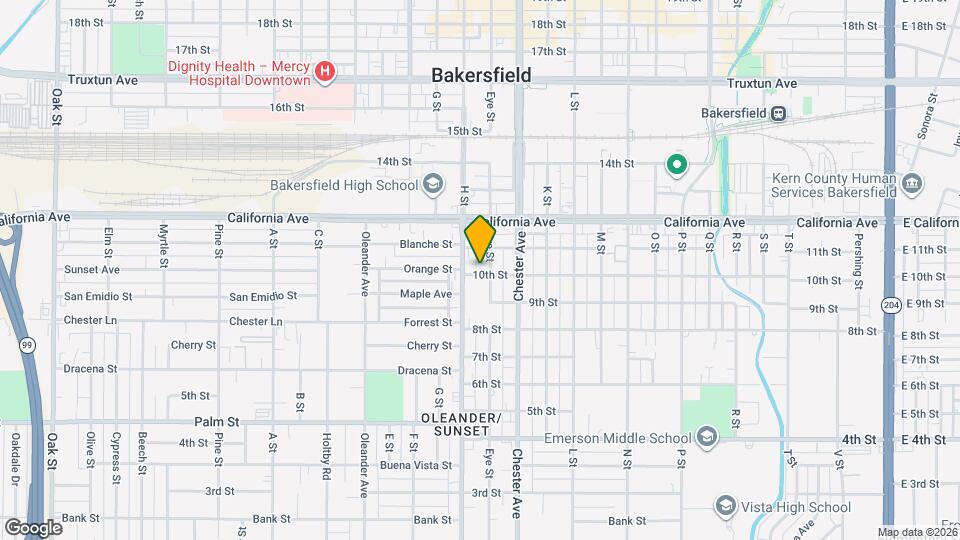 1616 10th St Map and Location Details