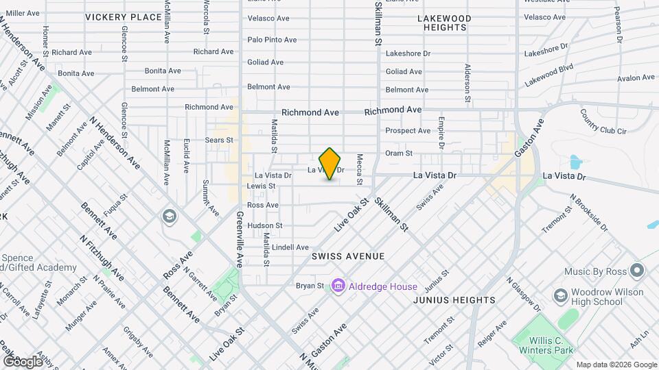 5953 Lewis St Map and Location Details