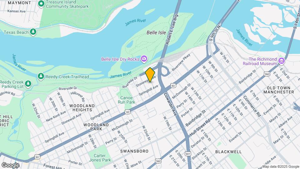 608 W 19th St Map and Location Details