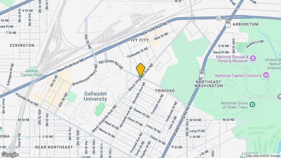 1723 W Virginia Ave NE Map and Location Details