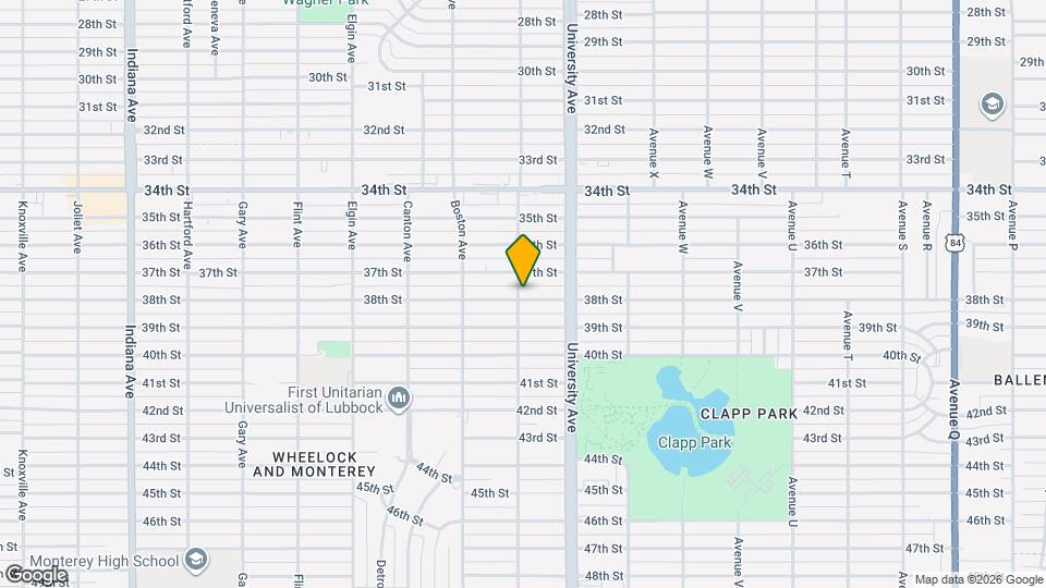 2520 38th St Map and Location Details