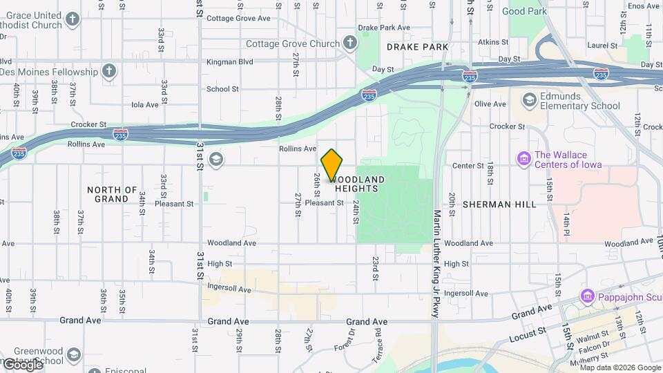718 25th St Map and Location Details