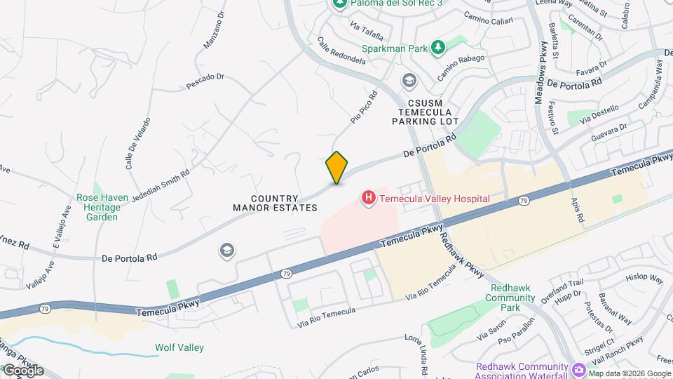 30955 De Portola Rd Map and Location Details