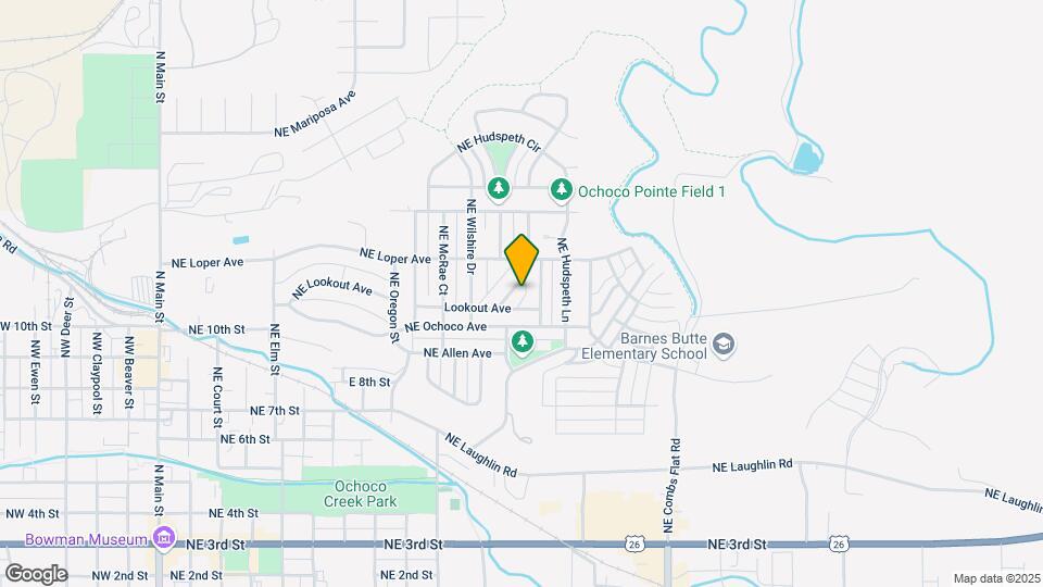 1332 NE Del Norte Ave Map and Location Details