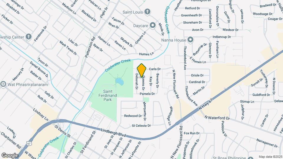1725 Queens Dr Map and Location Details